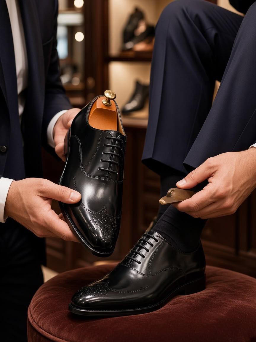 Men’s leather shoes