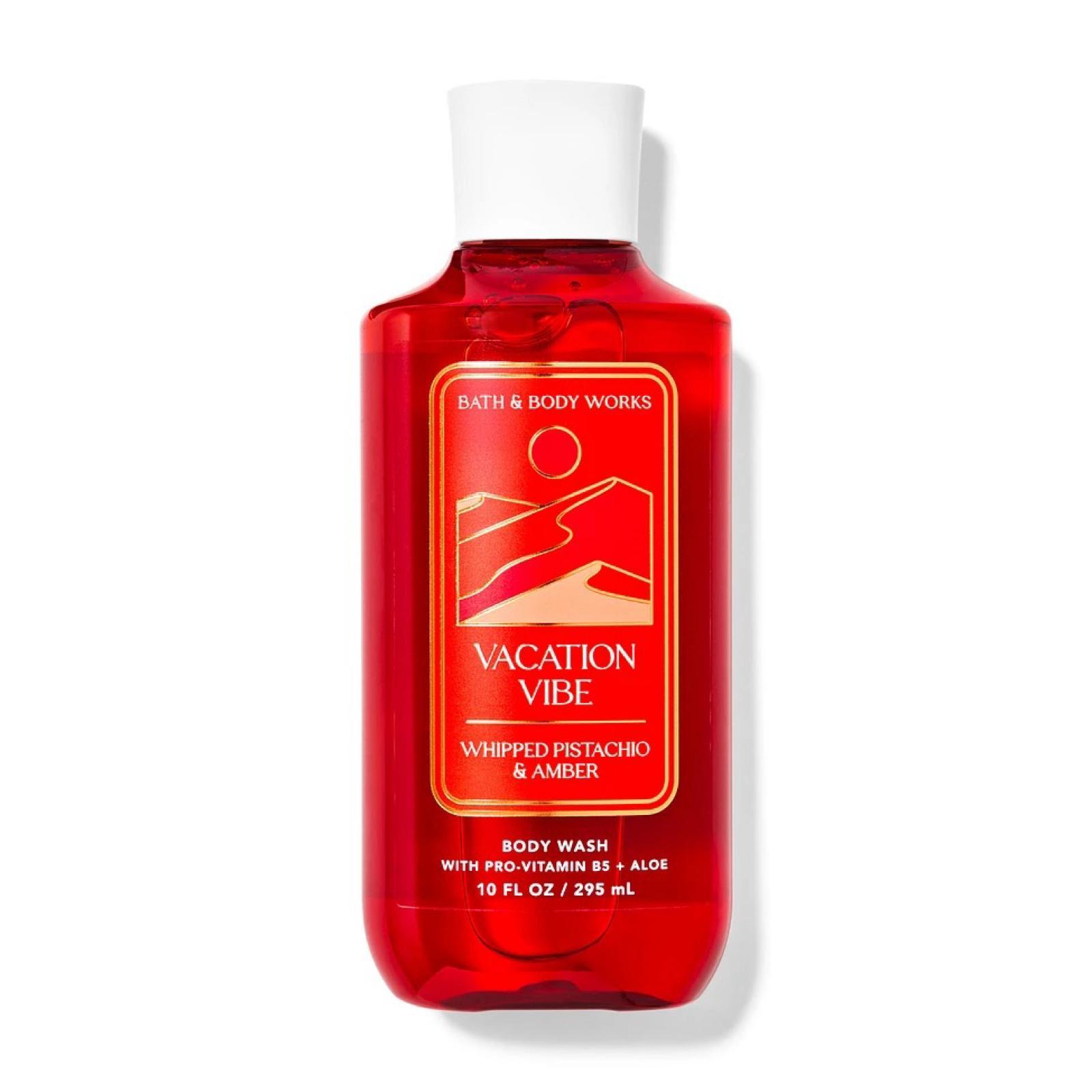 BATH & BODY WORKS Vacation Vibe Whipped Pistachio & Amber Body Wash (10 fl oz)