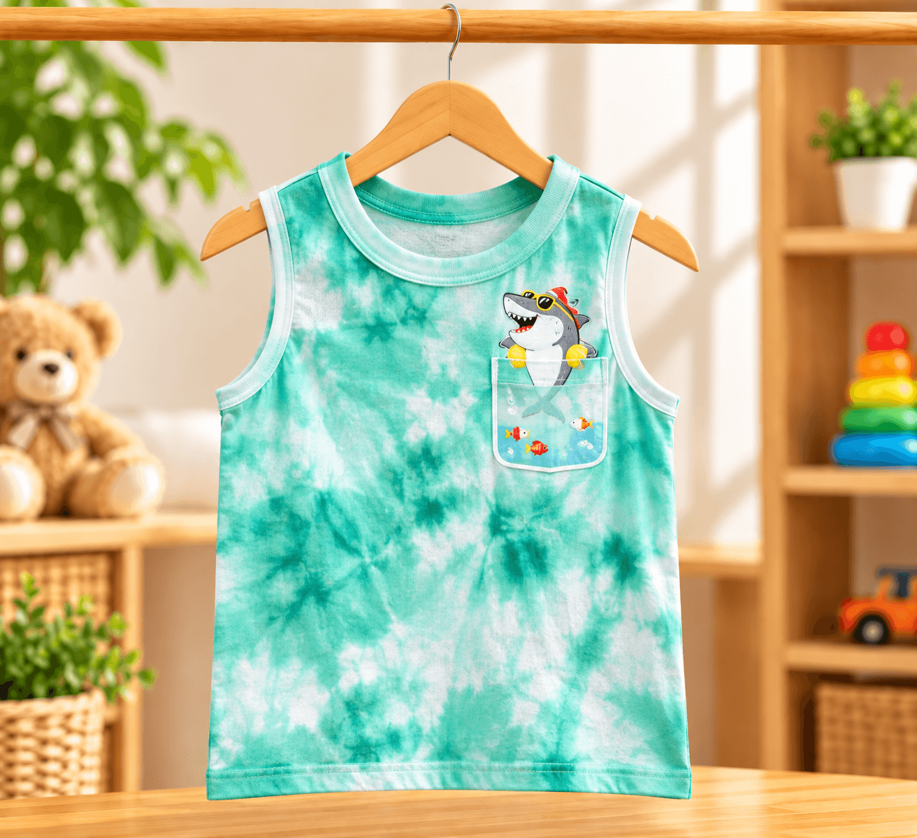 White & Green top design